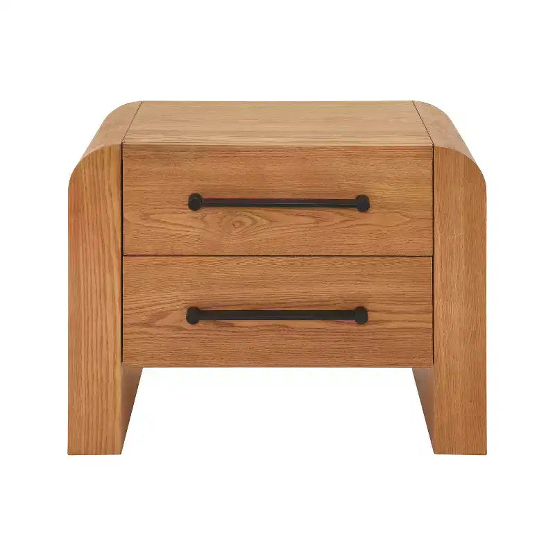 Comodino Moderno con 2 Cassetti