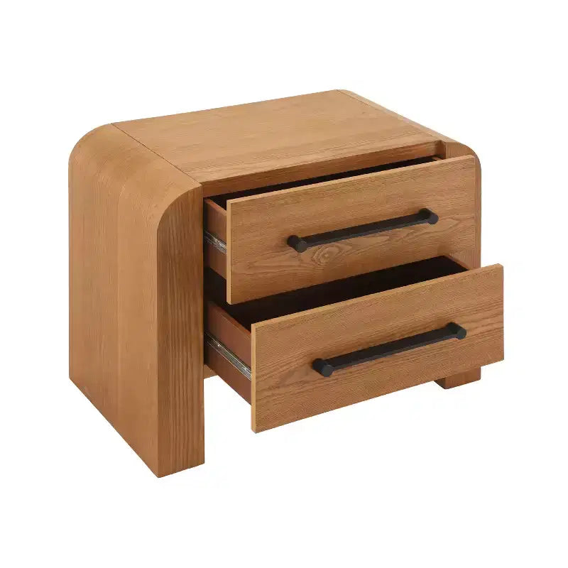 Comodino Moderno con 2 Cassetti