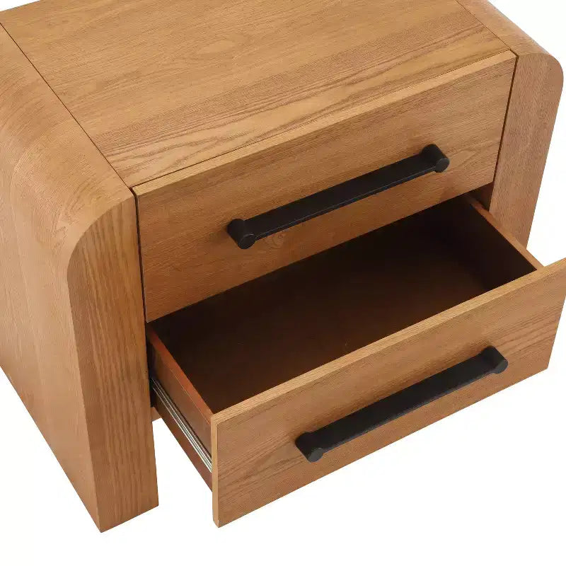 Comodino Moderno con 2 Cassetti