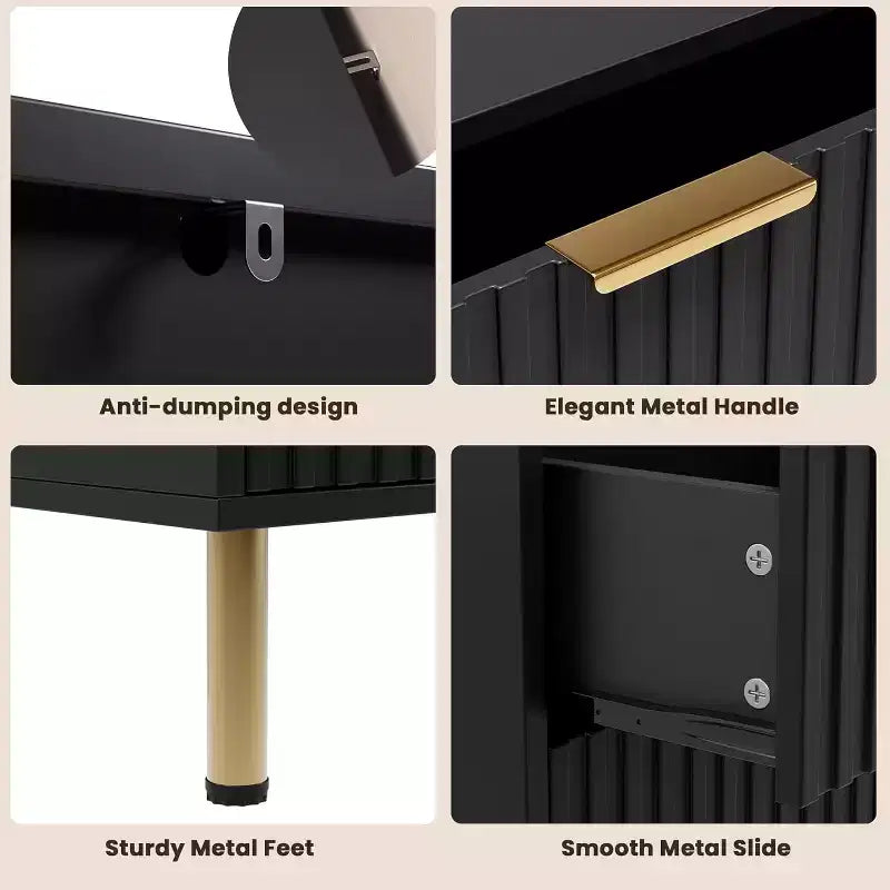 Cassettiera a 6 cassetti con contenitore – Comò moderno in legno per camera da letto, soggiorno e corridoio
