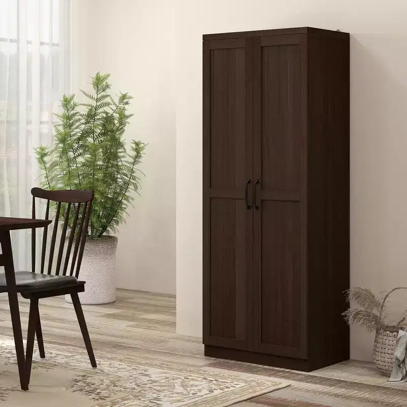 Dispensa a colonna da cucina da 160 cm con 5 ripiani e 2 ripiani regolabili