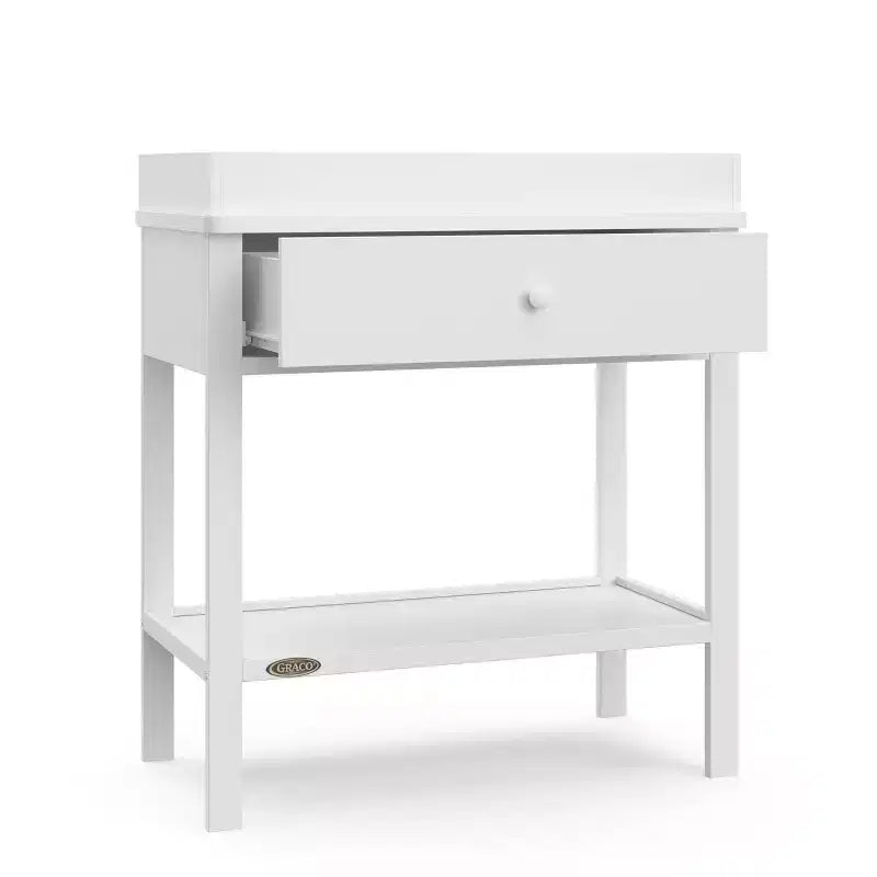 Fasciatoio con cassetto e ripiano aperto