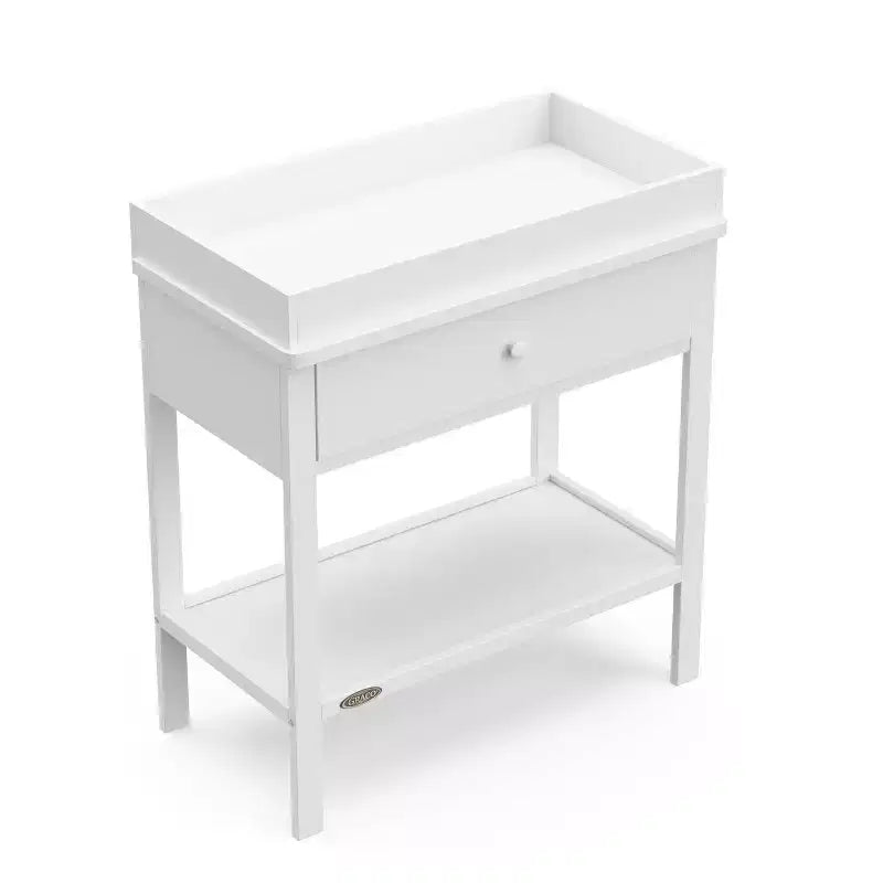 Fasciatoio con cassetto e ripiano aperto