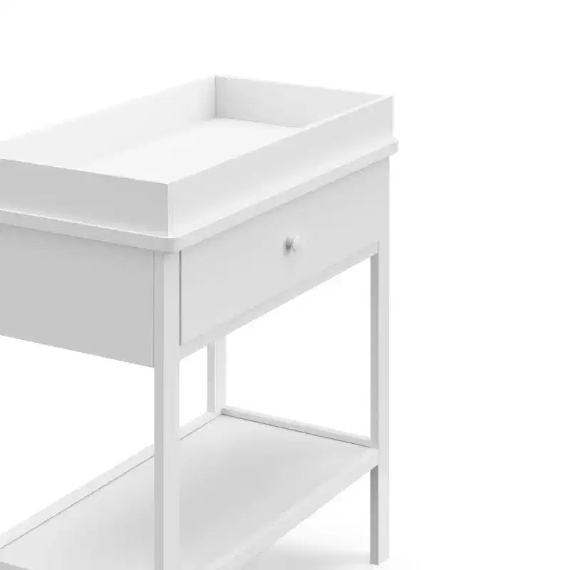 Fasciatoio con cassetto e ripiano aperto