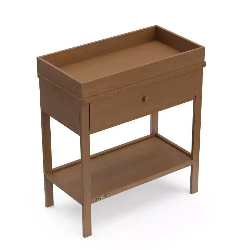 Fasciatoio con cassetto e ripiano aperto