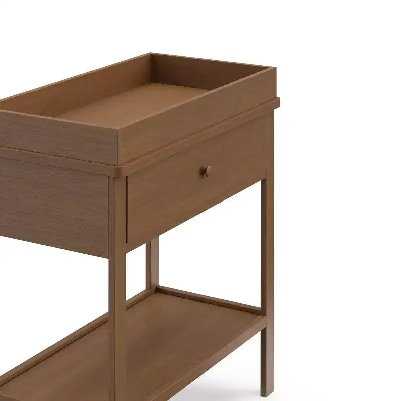 Fasciatoio con cassetto e ripiano aperto