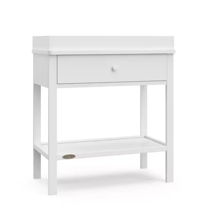 Fasciatoio con cassetto e ripiano aperto