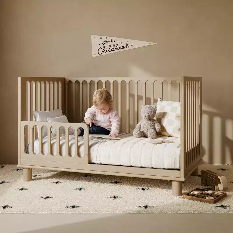 Culla convertibile 3-in-1 con sponda per bambino