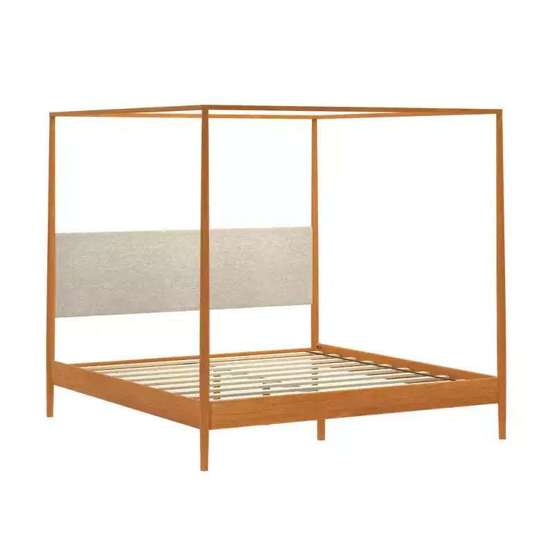 Letto matrimoniale king size con testiera imbottita