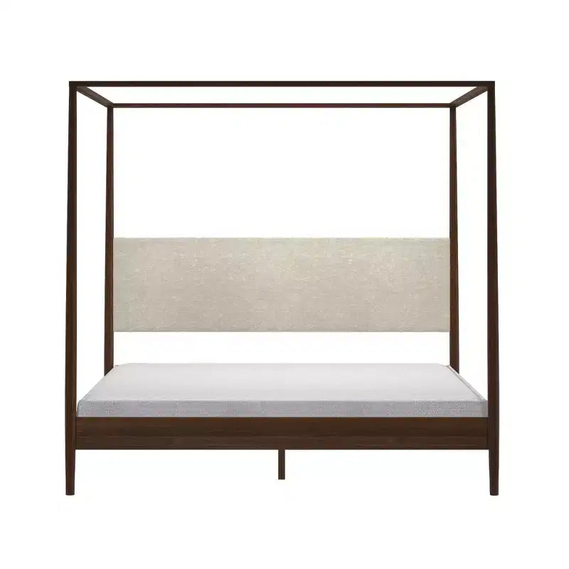 Letto matrimoniale king size con testiera imbottita