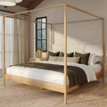 Letto matrimoniale king size con testiera imbottita