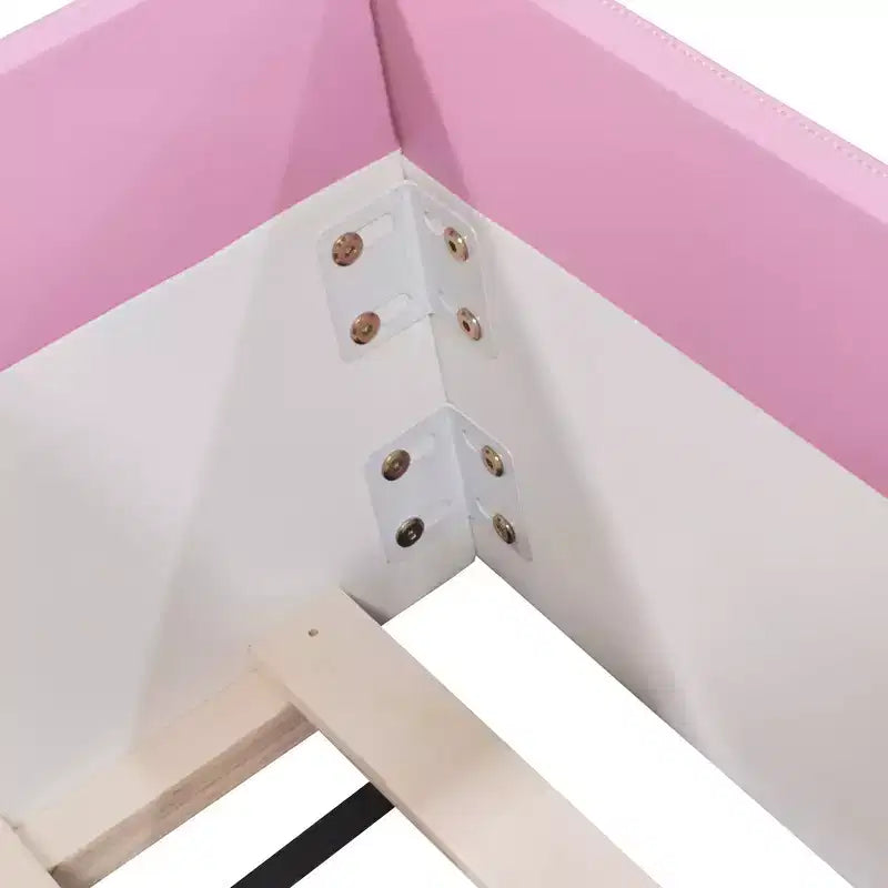 Struttura Divano Letto Imbottita con Sponda e Scala – Una Piazza e Matrimoniale
